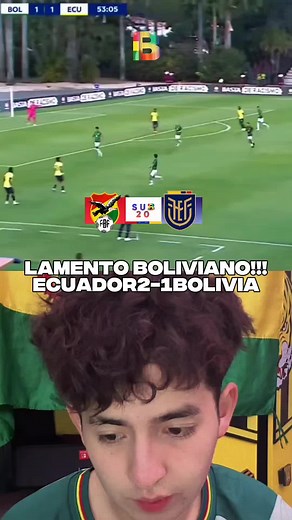 GOL de Ecuador en el partido contra Bolivia