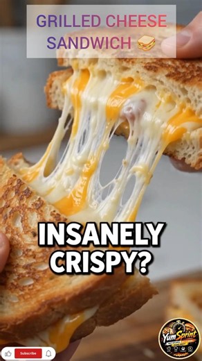 Crispiest Grilled Cheese 🧀