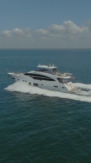 “Amarula Sun” is a stunning 2018 Princess Y75 Motor Yacht that exudes an unmatched blend of beauty and elegance that is simply captivating. Stepping on board, you are immediately immersed in a world of luxury that is second to none. The full-beam master suite, with its private entrance and en-suite head, boasts upgraded features like plush carpeting, elegant lighting, a mini fridge, and abundant natural light, making it a chic and inviting space. Asking $4,295,000 Contact Chris for more informat
