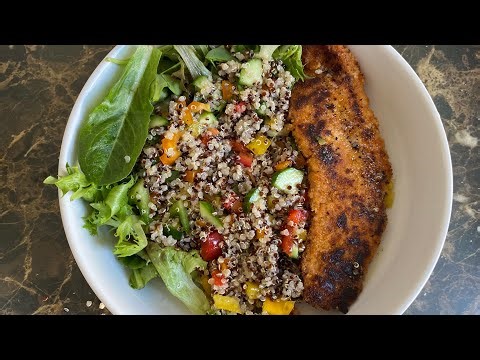 Tasty Quinoa Bowl with Basa Fish | High Protein