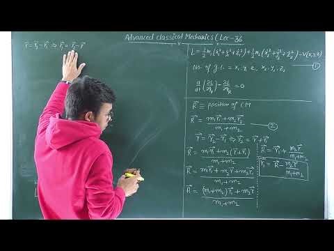 (LEC- 36) Reduction of two body problem into one body problem || Reduced mass || #msc #bsc
