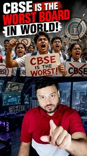 CBSE is WORST Education Board in World - Indian Student's BIG Outburst #shorts