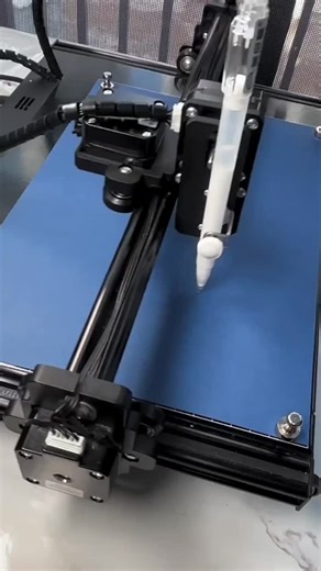 Science, Technology & Engineering on Instagram: "A pen plotter, also known as a drawing robot, precisely sketches patterns and designs with smooth, controlled movements. This is followed by a CNC milling machine performing an end-milling operation on a metal workpiece, where a rotating cutting tool removes material with high precision, highlighting the contrast between artistic automation and heavy-duty industrial machining. #AutomationArt #PenPlotter #CNCMachining #PrecisionEngineering #Satisfy