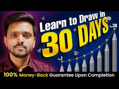 Learn To Draw in 30 Days Drawing Course, Join Now