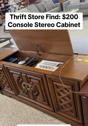 Vintage Stereo Cabinet at Thrift Store: Worth $200?