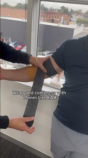 How to tape an elbow for hyperextension injury #theclubphysio #physio #physiotherapy #elbowinjury
