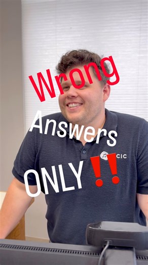 WRONG answers ONLY⁉️What was your favorite answer out of these? Plus we had a special guest from @WBGL join in on the fun - Station Manager Jeff Scott👋🏼 | WCIC