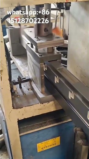 Door frame punching machine #wood #cncmill #machine #factory #cnc
