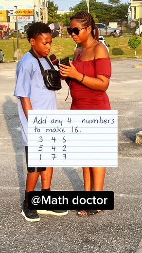 392K views · 1.9K reactions | Add any 4 numbers to make it 16 #maths | Math Doctor | Facebook