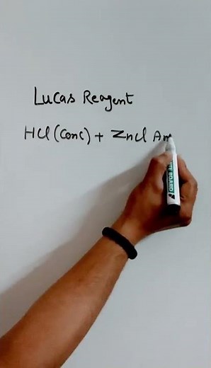 What is formula of Lucas reagent?