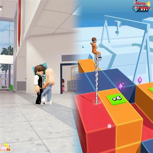 💗 School Love Creepy BFF Stalks Me & BFF At School P2 🏡 Roblox Story #roblox #schoollove