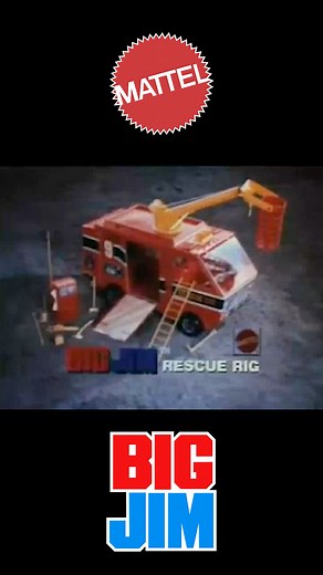 1973 Mattel BIG JIM Rescue Rig TV commercial. #VintageToys #BigJim #70s | Heroes & Villains
