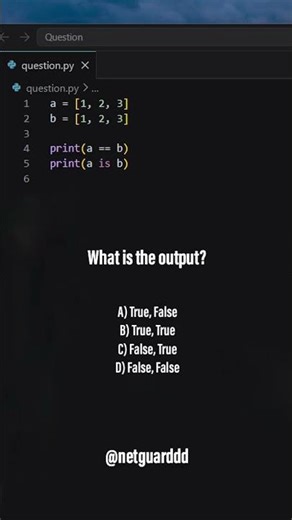 What is the output? Write your answer in comment 💬