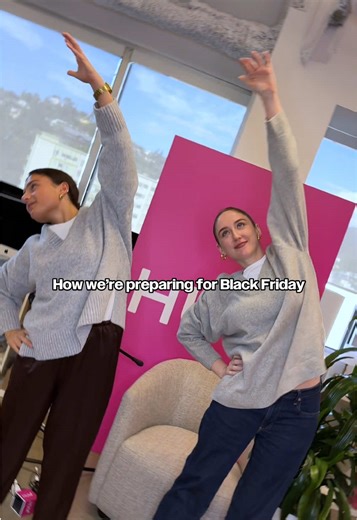 There’s not a single department that isn’t stressed during Black Friday, but we’re all in this together!😂 Get 30% off any purchase 20% off when you subscribe!! Happy shopping🛍️✨ #blackfridah #weareready #officelife