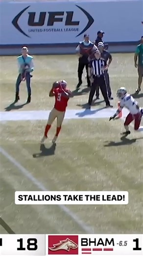 2.7K views · 47 reactions | THE STALLIONS TAKE THE LEAD And for the first time today the Birmingham Stallions have the lead!  | UFL | Facebook