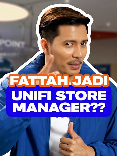 Fattah Amin nak test power jadi Unifi Store Manager ?? Nak experience macam mana Fattah Amin layan customer di Unifi Store? Jom ke Unifi Store 26 April 2025 Sabtu ini, jam 2 petang sehingga 4 petang di Unifi Store, IOI City Mall Putrajaya! Korang juga boleh rebut peluang untuk memenangi Yunni Blind Box EDISI TERHAD apabila anda menaik taraf atau add-on pelan Unifi anda di Unifi Store IOI City Mall, Unifi Store Cyberjaya atau TMpoint Kajang dari hari ini sehingga 25 April 2025. Eksklusif untuk 20