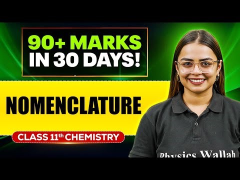 IUPAC Nomenclature of Organic Compounds Class 11 | Full Revision + MIQ By Shourya Ma'am | FATEH 2026