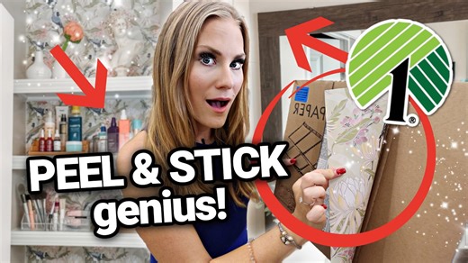 Brand new peel & stick upgrades you've been missing! ✨ 🪄 Dollar Tree & Amazon home finds!