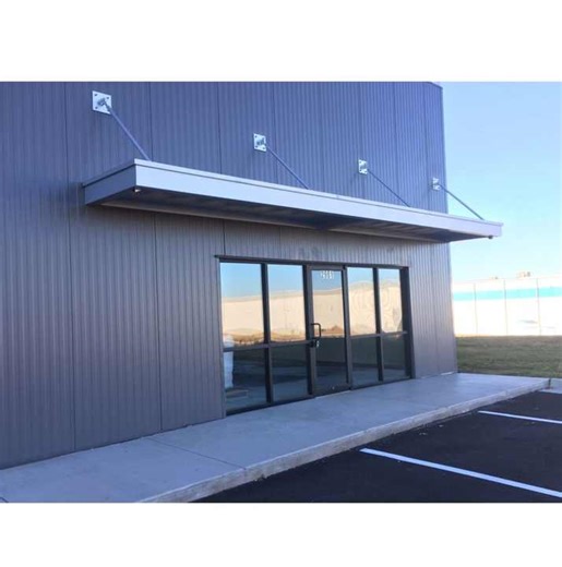 Aluminum Cantilever Canopy for Commercial Building Entry