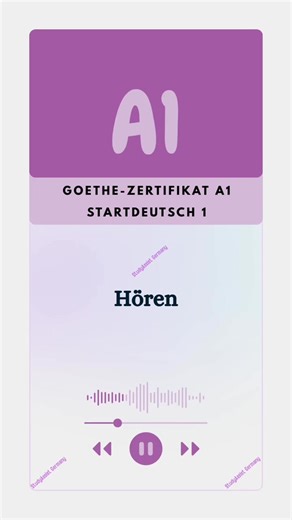 German A1 Listening Practice for Beginners