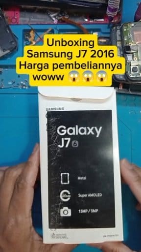 Unboxing Samsung J7 2016 Harga pembeliannya woww 😱😱😱 | Irwan