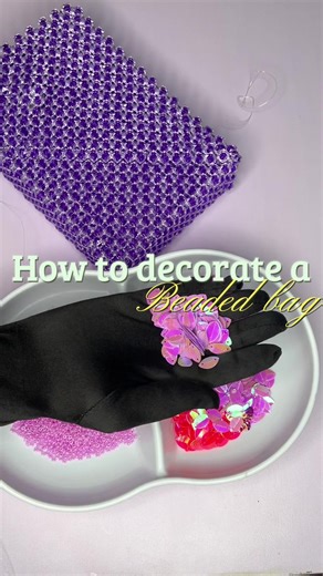 DIY Beaded Bag Decoration Tutorial for Beginners