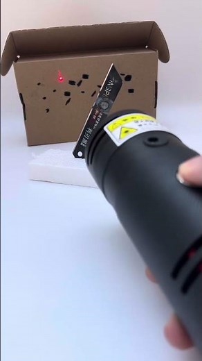 120W laser igniter #lasercutting #lasercuttingmetal#laser pointer
