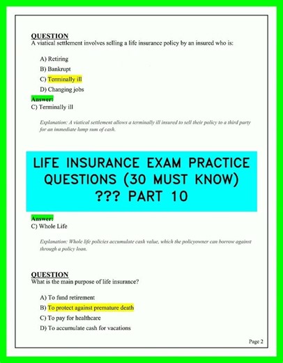 2026 Life Insurance Exam Prep: 30 Must Know Practice Questions To Pass First Try
