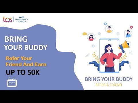 TCS Bring Your Buddy | How to Refer Friend in TCS and Earn Reward | TCS Referral Bonus #tcs