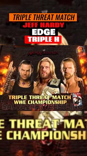 Jeff Hardy vs Triple H vs Edge | WWE Armageddon 2008 Championship Match