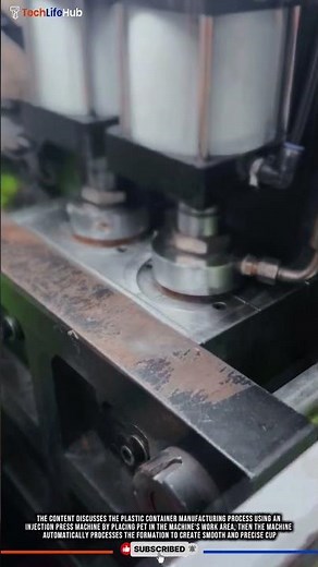 Innovation Plastic Container: Technology Injection Press, Smooth Surface, High Precision #tech