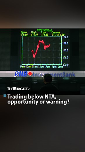17K views · 65 reactions | Of the currently 1000 companies listed on Bursa Malaysia, about half of them trade at a discount to their NTA. Deputy editor Esther Lee talks about whether this is a good thing or a bad thing. | The Edge Malaysia | Facebook