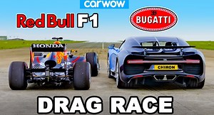Bugatti Chiron Vs Red Bull F1 Car: Who’s Quickest Down A Quarter Mile? | Carscoops