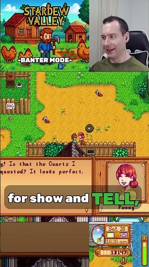 Stardew Valley | Penny’s Shiny Distraction: One Slightly Cursed Quartz