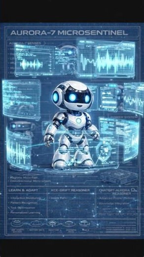 “MicroSentinel: The AI Security Robot Toy 🤖 | Mini Optimus Future Tech (Aurora-7)”