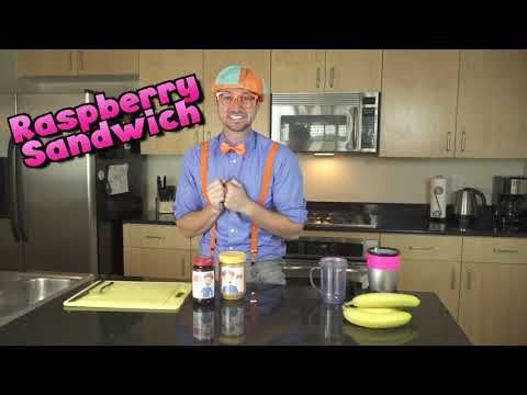 🍓 Blippi Raspberry Factory Tour | Learn Machines & Fruit for Kids