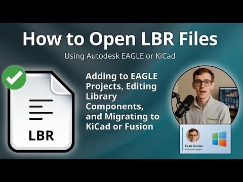 LBR File Tutorial: Opening EAGLE PCB Library Files