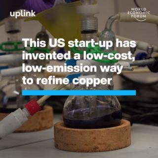 20K views · 129 reactions | This start-up’s approach can refine copper more cheaply and sustainably. Does your start-up have a breakthrough solution for recovering and harvesting metals and minerals from ores and residues? Apply to the Sustainable Mining: Mining the Unmined Challenge on UpLink today: https://wef.ch/47vdDPh UpLink - World Economic Forum #mining #metals #energy #tech #innovation #startups | World Economic Forum | Facebook