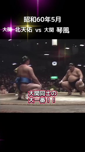 北天佑vs琴風 #大相撲 #千代の富士 #貴乃花 #朝青龍 #プロレス