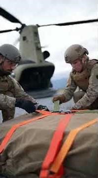 Powerful Military Helicopter Hovering in Desert Landing Zone #military #f16v