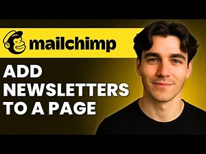 How To Add Mailchimp Newsletters To A Web Page (Tutorial 2026)