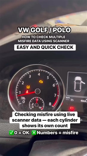 How to check multiple misfire using scanner live data 🧑‍🔧 #Autel #scanner #misfire #mechanic | Dela Cruz Angelo