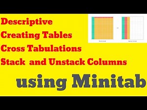 Descriptive Statistics with Minitab