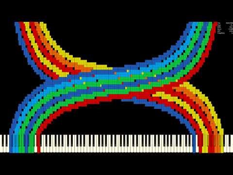 Ultralight MIDI Player. RainbowNut + RainbowNut Mirrored (4,407,306 notes)