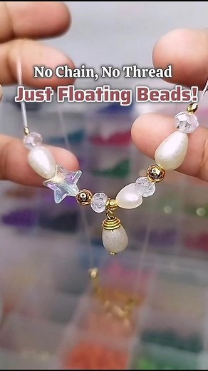 No Chain, No Thread – Just Floating Beads!