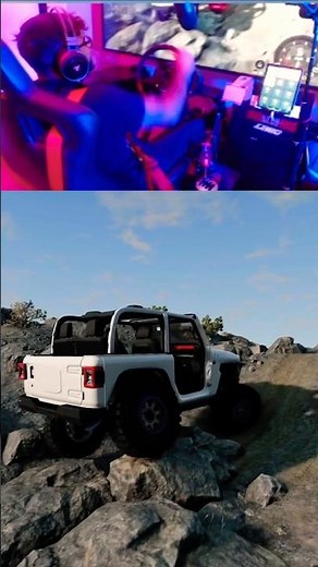New beamng mod jeep JL rock crawling #beamng #gaming #rockcrawling #rockcrawler #offroad #simracing