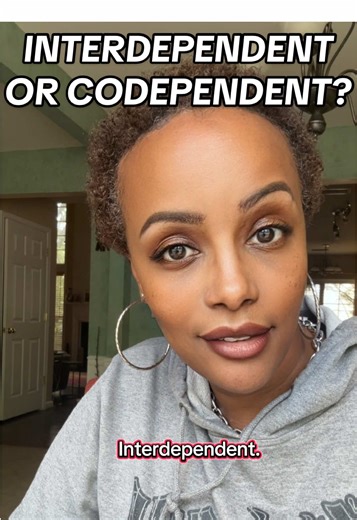 Interdependent vs. Codependent: they sound similar… but they describe very different kinds of connection. One supports who you are. The other can slowly replace it. #interdependent #codependent #wordoftheday #learnontiktok #todayilearned