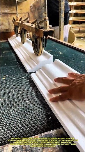 Precision Decorative Molding Cutting Process.