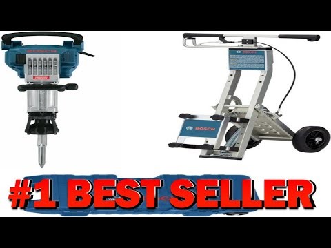 BOSCH 11335K 35 Pound 1 1 8 Inch Jack Hammer and BOSCH GHT130 Floor Removal Cart - B0CV61W8DS