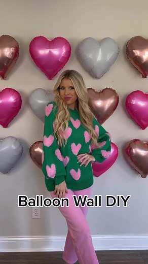 Valentine's Balloon Wall Tutorial: How to Create Heart Balloon Decor